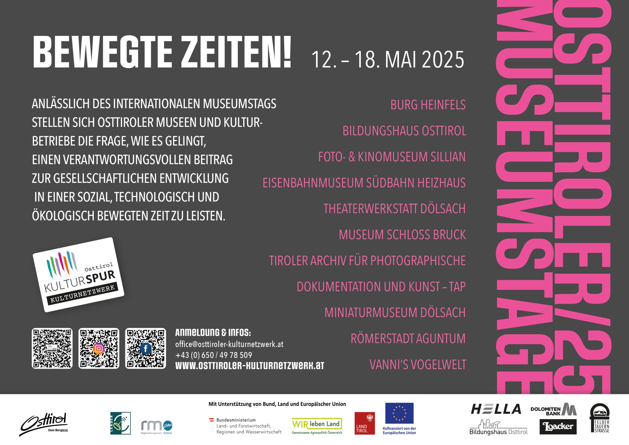 Osttiroler Museumstage 2025